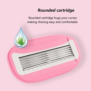 GOODMAX <strong>Razor</strong> <strong>Blades</strong> Women Back Hair Shaver <strong>Razor</strong> Five <strong>Blade</strong> Removal Body <strong>Razor</strong> - Product Image 3