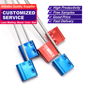 TX-CS108 container con dấu cáp an ninh con dấu cáp tùy chỉnh độc đáo mã QR Cáp con dấu khóa dây con dấu - Product Image 1