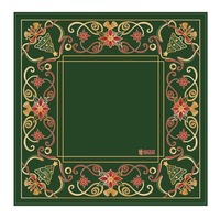 Tapis de Mahjong de Noël de Luxe Personnalisé, Imperméable et Antidérapant en Caoutchouc, pour Jeux de Poker, Divertissement, Décoration de Fêtes et Cadeau