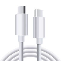 Vente d'usine Type C à C 100W câble de charge rapide original usb c à c câbles de données de type usbc personnalisés pour câble pd