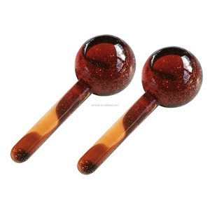 Vente en gros de produits de beauté soins personnels de beauté massage du visage outils glace globes massage du visage pour les soins de la peau avec des paillettes - Product Image 5