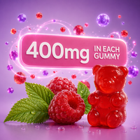Gummies de citrate de magnésium 400 mg – Complément anti-stress pour la relaxation musculaire et la force osseuse