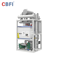 CBFI Machine à Glaçons en Tube Automatique de 3, 5, 10, 15, 20, 25, 30 Tonnes / Machine à Glaçons Industrielle pour Boissons Fraîches