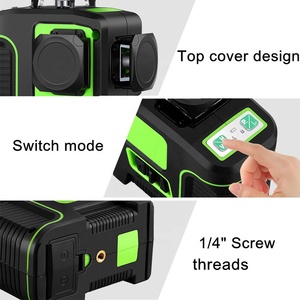 <span class=keywords><strong>Nivel</strong></span> Láser Borka de 12 Líneas, Haz Verde de 360 Grados, Línea Cruzada <span class=keywords><strong>3D</strong></span>, Herramientas de Nivelación Industriales para Bricolaje - Product Image 4