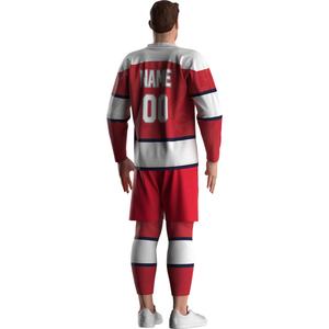 Vente Flash : Genouillères Légères Personnalisables pour Hommes, Chaussettes de Hockey Sublimées Roses Personnalisées avec Logo pour le Sport et le Lacrosse - Product Image 6