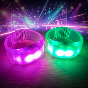 Braccialetto LED RGB in Silicone Ricaricabile con Controllo DMX per il Giorno di Scherzi di Aprile, Laurea e <span class=keywords><strong>Ramadan</strong></span> - Product Image 4