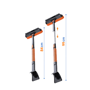 5 Trong 1 Xe Kính Chắn Gió Tuyết Loại Bỏ Làm Sạch Bàn Chải Băng <span class=keywords><strong>Scraper</strong></span> Xe Tuyết Remover Bàn Chải Với Tay Cầm Dài - Product Image 5