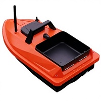 Perahu Umpan GPS V805 Gudang Tunggal Kecil, Perlengkapan Memancing, 24 Titik GPS, Kapasitas Muatan 1.5kg, Baterai Lithium Terpasang, Jangkauan 500 Meter
