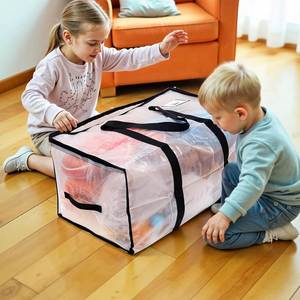 Clear Heavy Duty Multifunction Eco-Friendly Polybag Storage Bags for Clothes Bedding Household Use - Product Image 3