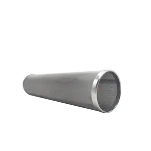 Filtration System Tubular Filter Element 316 stainless steel sintered filter