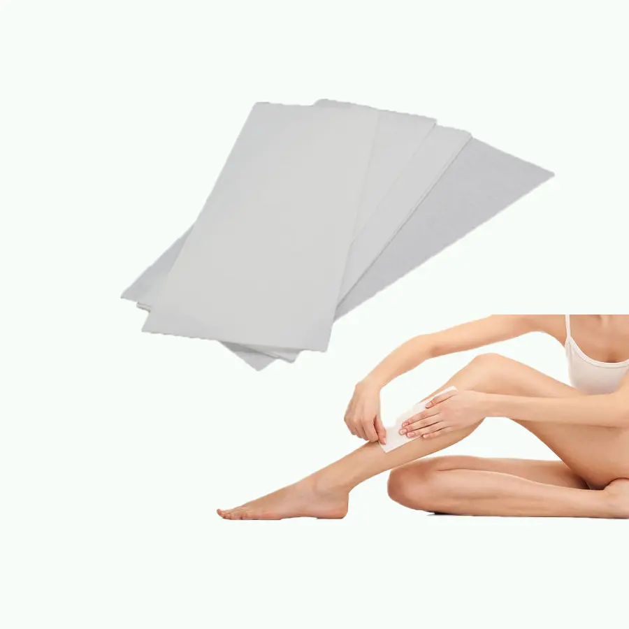 Depilatory cream auxiliary non-woven fabric Disposable depilatory wax paper strips
