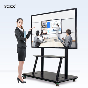 Nhà máy cung cấp 55 inch cảm ứng đa điểm tương tác phẳng 4K kỹ thuật số điện tử thông minh Bảng trắng cho các trường học - Product Image 4