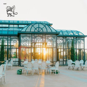 Gazebo de Jardín Metálico Estilo Victoriano Grande Personalizado, Invernadero de Acero, Invernadero de Hierro Forjado para Bodas, Solárium para Orangería - Product Image 3