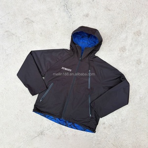 Custom Mens Waterproof Sportswear Outdoor <b>Zip</b> <b>up</b> <b>Jackets</b> With Hood Men Unisex High Quality Windbreaker Reversible <b>Jackets</b> Men - Product Image 2
