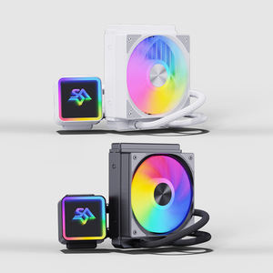 Enfriador líquido doble para CPU de 120 mm y 360 mm con diseño de muñeco de nieve, ARGB RGB PWM, para procesadores AMD e Intel LGA 2011, LGA 1155, X79. - Product Image 5