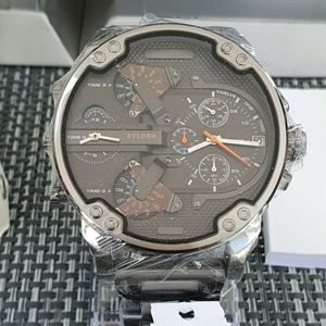 Montre de luxe à quartz pour hommes Montre de sport classique multifonction en acier inoxydable et <span class=keywords><strong>cuir</strong></span> - Product Image 5