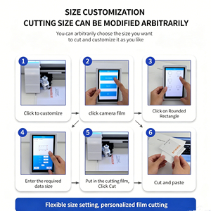 Anti Static High End Intelligent <strong>Mini</strong> Portable Film <strong>Plotter</strong> Machine Mobile APP Control For Mobile Phone PC Clean Cutting Static - Product Image 4