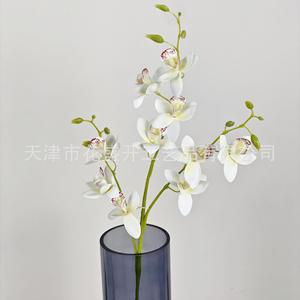 Artificial Orchid <b>Flower</b> <b>Single</b> Branch QZL-01 High Simulation PVC Wedding Decoration - Product Image 2