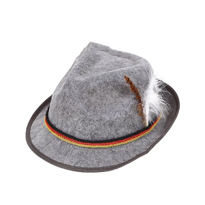 Шляпа фетровая шляпа Панама для взрослых, унисекс, Немецкий фестиваль пива, Баварская фетровая шляпа Октоберфест