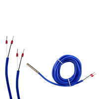 Capteur de température NTC 10K PT100/PT1000, sonde en acier inoxydable, résistant aux hautes températures, capteur de réfrigérateur OEM, précision 1%