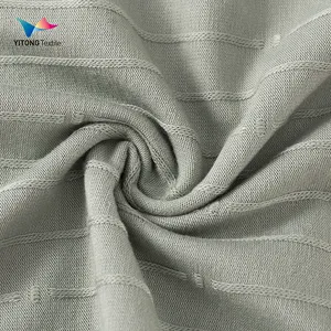 High Quality Breathable T Shirt Fabric 67% Bamboo Fiber 28% Cotton 5% Spandex Fabric