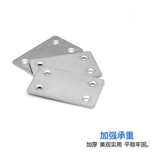 Supports d'angle droits en acier inoxydable de 1,3 mm d'épaisseur, connecteurs de meubles durables, supports d'étagères - Product Image 3