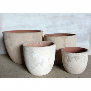 Maceta rústica para exteriores de nuevo diseño, maceta de cerámica para exteriores, nuevas macetas para exteriores esmaltadas - Product Image 1