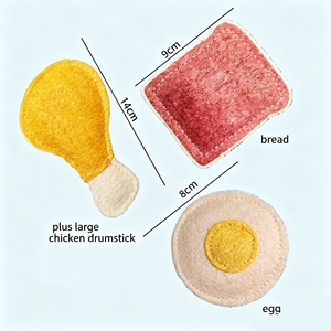 Juguetes para Gatos con Forma de Comida - Juguetes Masticables Autolimpiantes para Limpieza Dental y Alivio del Picor - Product Image 5