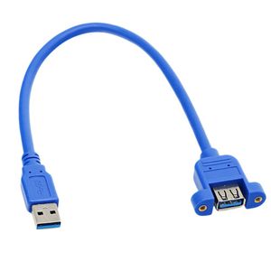 สายต่อขยาย USB 3.0 ชายกับหญิง 1 พอร์ต สีฟ้า การถ่ายโอนข้อมูลความเร็วสูงสำหรับการเชื่อมต่ออุปกรณ์ต่อพ่วงคอมพิวเตอร์ - Product Image 2