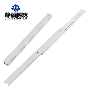 Công nghiệp nhôm hợp kim Đường Sắt sar2 ba phần hai chiều bi trượt đường sắt 20mm chiều rộng thay thế tiêu chuẩn Ngăn kéo trượt đường sắt - Product Image 3