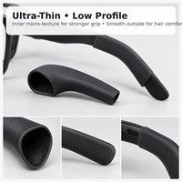 Supports d'oreille antidérapants en silicone pour lunettes connectées Meta Wayfarer Skyler Headliner Gen 1 Gen 2 Sports