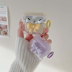 Étui pour écouteurs <span class=keywords><strong>Airpods</strong></span> Pro 2 3 TPU en silicone pour écouteurs, design <span class=keywords><strong>papillon</strong></span> 3D, personnalisé, mignon - Product Image 3