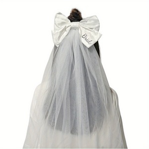 Rubans de voile en gros pour mariages, cadeaux de remerciement personnalisés pour demoiselles d'honneur, <span class=keywords><strong>mariée</strong></span>, et décorations de fête prénuptiale - Product Image 5