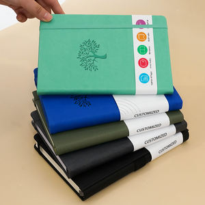 Vente en gros d'affaires A4 <span class=keywords><strong>A5</strong></span> A6 couverture rigide en cuir artificiel coffret cadeau avec cadeau à la main peut imprimer le logo - Product Image 2