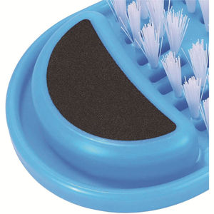 Plastic Foot Washing Slippers with <b>Shower</b> Scrubber & Exfoliating Brush-Spa-Quality Bathroom Foot Care - Product Image 3