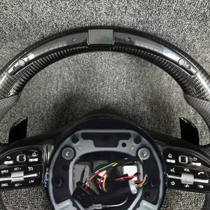 Volante Sportivo in Fibra di Carbonio con LED JIANSHAN per C63 E63 W213 W204 W205 G55 CLA45 W231 W172 W218 W166 Personalizzabile - Product Image 5