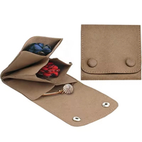 Bolso de mano tipo sobre de terciopelo para joyas, collar con piedra de jade, bolso de mano de microfibra de terciopelo con cierre de broche oculto