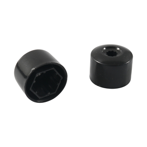 휠 너트 더스트 캡 20PCS PP 17mm 자동차 휠 러그 너트 캡 폭스 바겐 (VW), 제타, 비틀, 파사트 용 제거 도구가 있는 더스트 커버 - Product Image 4