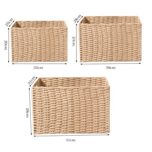 <span class=keywords><strong>Panier</strong></span> en rotin tissé disponible en gros d'usine, sans tissu, pour articles divers - Product Image 3