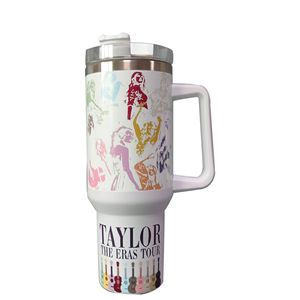 Botella de Agua <span class=keywords><strong>Taylor</strong></span> de 40 oz, Taza para Auto, Termo de Acero Inoxidable 304, Taza para el Hogar y Actividades al Aire Libre, Taza Deportiva Creativa para Café - Product Image 5