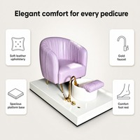 Chaise de bain de pieds de canapé d'art d'ongle de réglage rotatif pour la manucure de cils