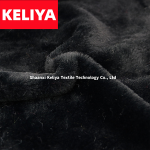 KELIYA – peluche douce et chaude de qualité pour l'hiver, tissu en <span class=keywords><strong>fausse</strong></span> <span class=keywords><strong>fourrure</strong></span> de lapin de couleur pure - Product Image 4