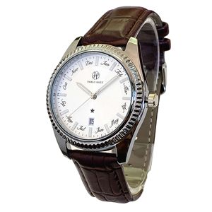 Montre pour homme haut de gamme la plus vendue, avec un design élégant, bracelet en cuir lumineux pour affaires, montre-bracelet résistante à l'eau - Product Image 2