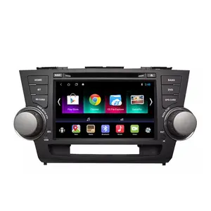 Universal Androidเครื่องเล่นรถ2 DINวิทยุAndroidรถวิทยุMP3/mp4ผู้เล่นสําหรับToyota HIGHLANDER/KLUGER 2007-2014