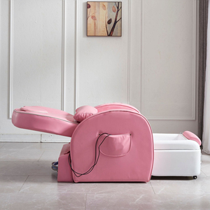 Sillón de Pedicura con Cojín Grueso y Cómodo, Reposabrazos Desmontable para Manicura, Sofá Reclinable para Pedicura, Bañera Rodante para Pies - Product Image 2