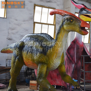 Parasaurolophus ไดโนเสาร์กลเหมือนจริงสำหรับการจำลองสวนสนุก Dino Animatronic รุ่น - Product Image 4