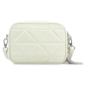 Op Maat Gemaakte Witte Kleine Crossbody Tassen Voor Vrouwen Echt Lederen Schouder Handtas Tas Tas