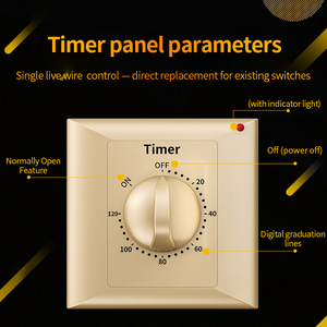 Haute puissance qualité pompe moteur minuterie interrupteur minuterie <span class=keywords><strong>prise</strong></span> 1 minute à 120 minutes 110 ~ 220V 10A minuterie mécanique - Product Image 3