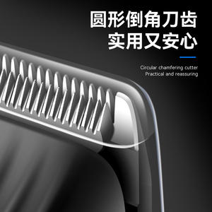 Kemei <b>Hair</b> <b>Clipper</b> KM-2481 Professional Electric Trimmer With Metal Blade USB Charging 180 Min Runtime - Product Image 3