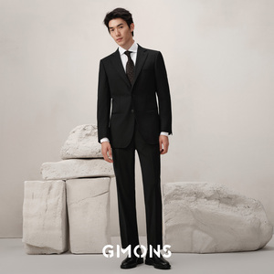 Guillomont len tinh khiết Nam phù hợp với kinh doanh sang trọng bán lanh lót cao cấp màu đen chú rể váy cưới moq 2 miếng - Product Image 4